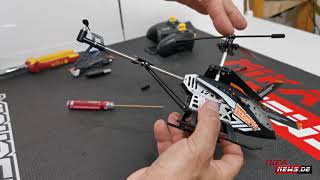 Crash - Reparatur am Revell Control 23817 RC Helikopter Interceptor