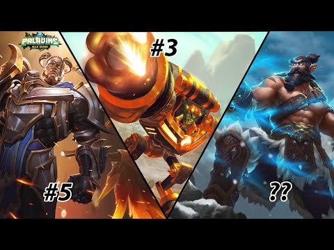 Top 5 Best tanks in Season 7 Paladins- Patch 7.2