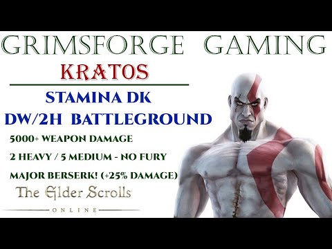 ESO StamDK "Kratos" BG - Ghost of Sparta VS Sorc Pet Nation :)