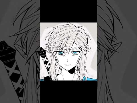 Link tries smiling for Zelda