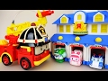 Robocar Poli Roy Fire Truck Car Toys And Tobot Fire Truck