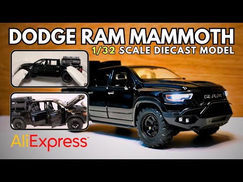 Unboxing Dodge RAM Mammoth 1000 TRX – 1:32 Diecast Monster from AliExpress! 🚀🔥