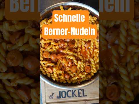 Berner Würstchen Nudelpfanne