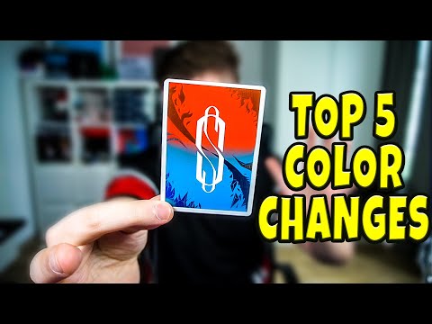 Die BESTEN 5 COLOR CHANGES | (Karte verwandeln) Part 2