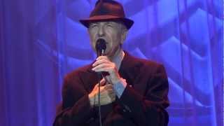 Leonard Cohen, Closing time followed by Save the last dance, Amsterdam, 22-08-12.