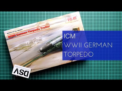 Сборная модель Германская торпедная тележка IIMB (ICM 48404) 1:48
