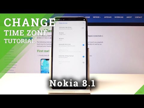 How to Change Date & Time in Nokia 8.1 - Time Settings