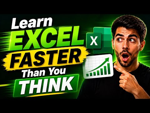 Learn Excel FASTER Than You Think🤯