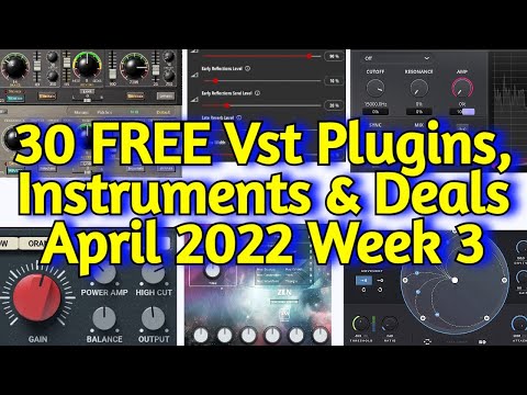 30 Best New FREE VST PLUGINS, Vst Instruments, SAMPLE PACKS & Huge Deals - APRIL 2022 Week 3