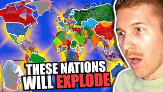 I Turned Countries Into Ticking Time BOMBS About to Explode! (World War Simulator)