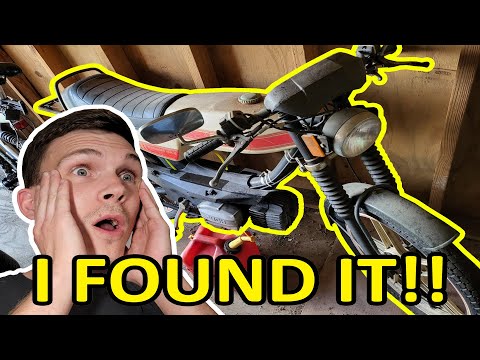 First Wash in 10 Years!! Abandoned Moped - Puch Magnum LTD