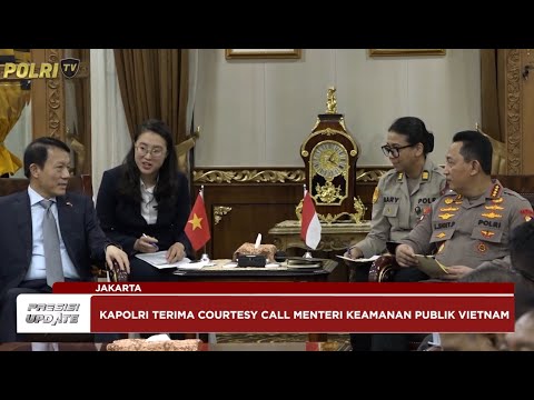 PRESISI UPDATE : KAPOLRI MENERIMA AUDIENSI MENTERI PUBLIK VIETNAM 09/03/2025 (21.30)
