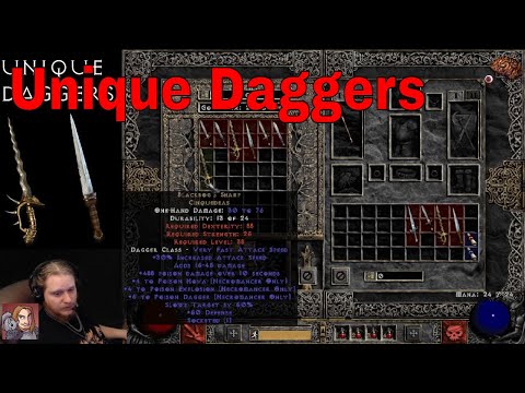 Hyped For D2R - Unique Daggers