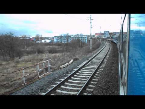 Jízda ve voze B249 na vlaku R 612 Bílina a jeho zastavení - Trať 130, 9. 1. 2013