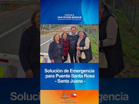 Logro 🎯: Solución de Emergencia para Puente Santa Rosa - Santa Juana 🇨🇱🌟