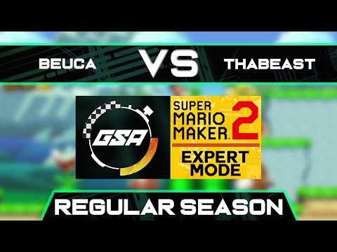 Thabeast721 vs Beuca | Regular Season | GSA SMM2 Expert Mode Speedrun League DB Season 3