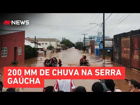 Temporal deixa 460 pessoas desabrigadas no Rio Grande do Sul após fortes chuvas