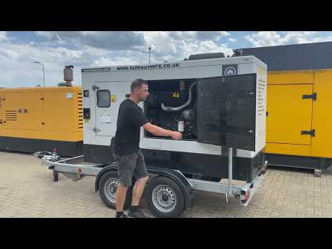 Himoinsa HFW 60 T5 Iveco Mecc Alte Spa 60 kVA Supersilent Rental generatorset op aanhanger