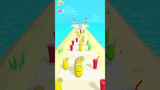 juice race in lemon juice 🍹🍹 #shorts #trending #youtubeshorts  #gaming #juicerace #juicerun