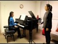 Voice Lesson: Vocal warm-ups + Caccini: "Amarilli ...