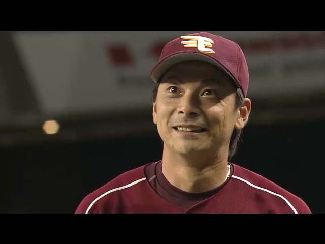 イーグルス・岩崎選手ヒーローインタビュー 2015/7/15 L-E