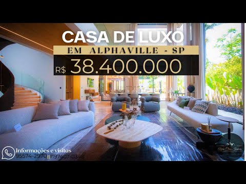 SPECTACULAR MANSION R$38,400,000.00 - ALPHACLASS REAL ESTATE IN ALPHAVILLE | TAMBORÉ - SP