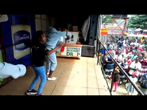 Whitney Joy performing at the Nakuru ASK Show 2018
