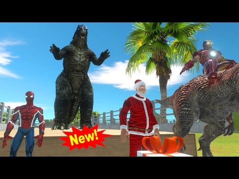 SANTA CLAUS DEATH RUN | Animal Revolt Battle Simulator