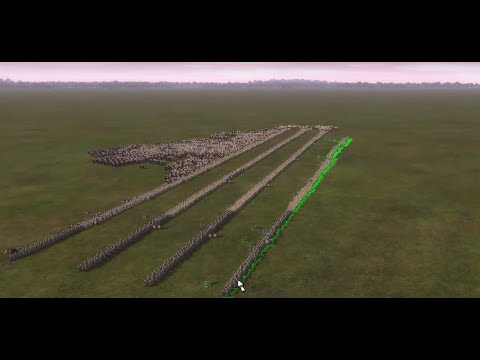 Medieval 2 - Testing "Shield Wall" vs. Cavalry Charges