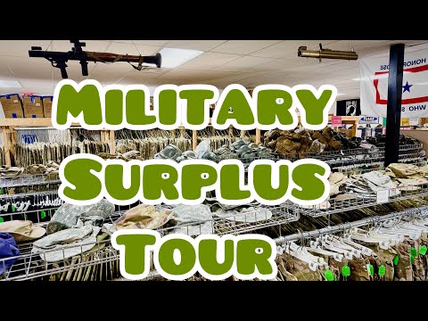 SPECTACULAR Military Surplus Store! Exploring Surplus City!