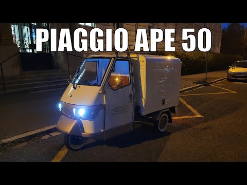 Thumbnail for Piaggio Ape 50 (2022) | POV Driving, In Depth Tour, Start Up and Sound by Piaggio