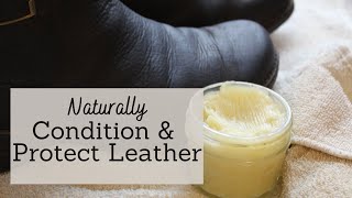 Natural Beeswax Leather Protector and Conditioner