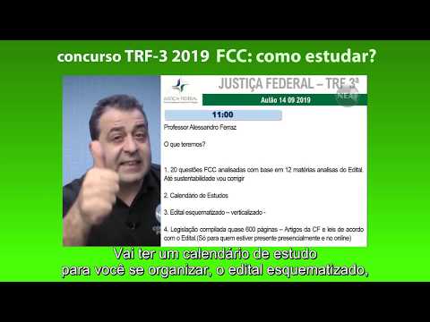 Concurso TRF3 2019 | FCC Como estudar?