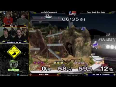 NBA - Timi + kiw1 vs Jon_ass + Däumling - Melee Teams Losers Semi Finals