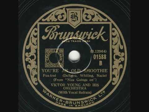 1933 Victor Young - You're An Old Smoothie (Lee Wiley & Billy Hughes, vocal)