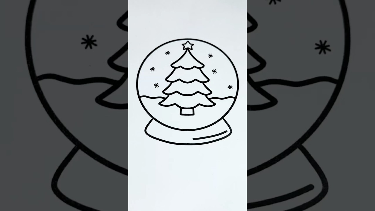 Magical Christmas ✨🎄❤️ #glitter #glitterart #colorfulcreativekids #christmas #snow #color