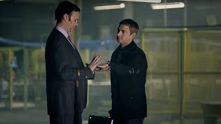 John Watson Meets Mycroft Holmes - Sherlock - BBC 