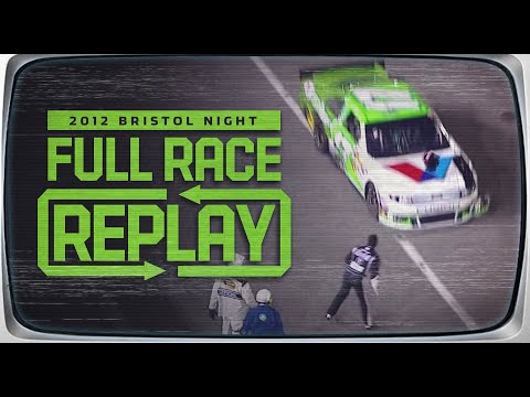 2012 Irwin Tools Night Race at Bristol Motor Speedway | NASCAR Classic Full Race Replays