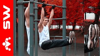 Hanging L Sit exercise video thumbnail