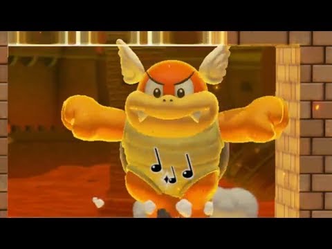 Super Mario Maker 2 Awesome Boss Rush Level (The Four Boss Challenge Rush)