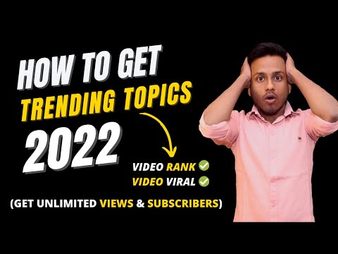 How to find Trending Topics For YouTube videos 2022 | Get Unlimited Topics For YouTube Fast Growth