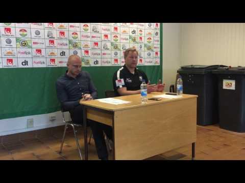 Presskonferens efter Dalkurd-Trelleborg 13/5-17