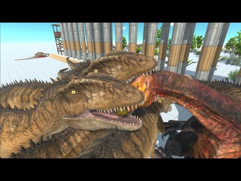 20x dinosaurs Battle - Animal Revolt Battle Simulator