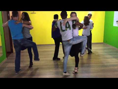 Kizomba, semba in Moscow - Alan Eufor & Anna - школа MAGICO