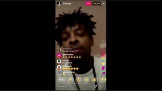 21 Savage speaks on "SNATCHING Hoodrich Pablo Juan's CHAIN"