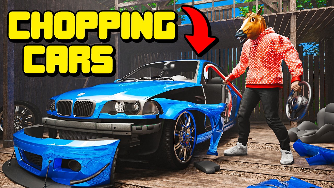 Chopping Cars And Selling The Parts In GTA 5 RP