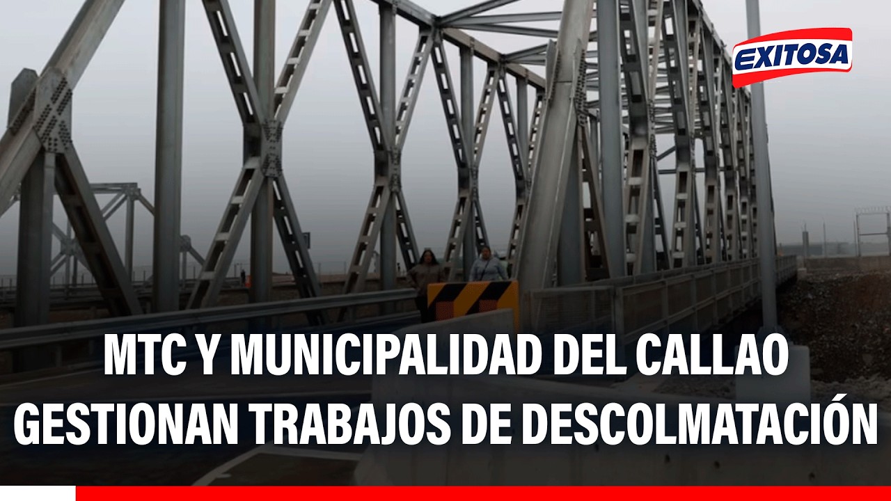 🔴🔵 MTC y municipalidad del Callao gestionan trabajos de descolmatación en río Rímac