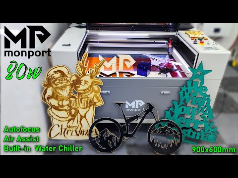 MONPORT 80W CO2 Laser Engraver , Built in Water Chiller Is This The Best Choice For Your Business