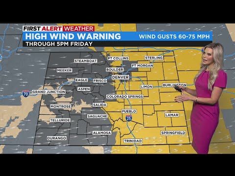 Extreme Wind And Snow Hit Colorado