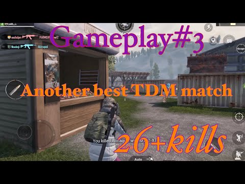 Best TDM match || 26+kills ||gameplay#3||pubg mobile